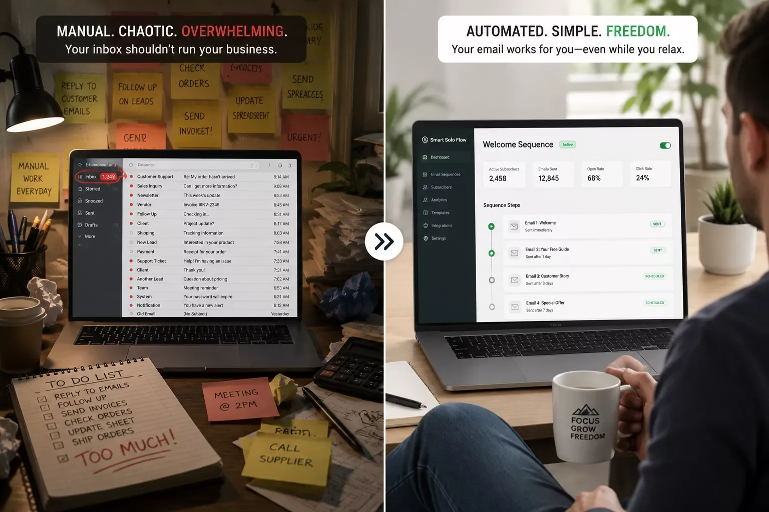 How I Set Up Email Automation That Triggers Itself (So My Inbox Stops Running My Day)